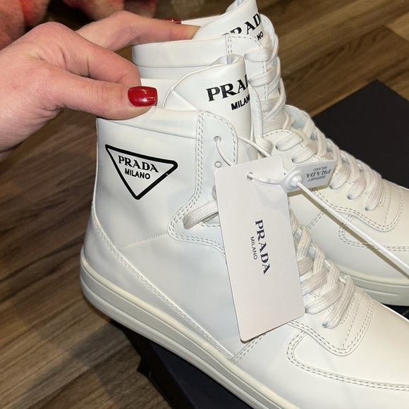 Brand new! Prada high top sneakers - Picture 9 of 10